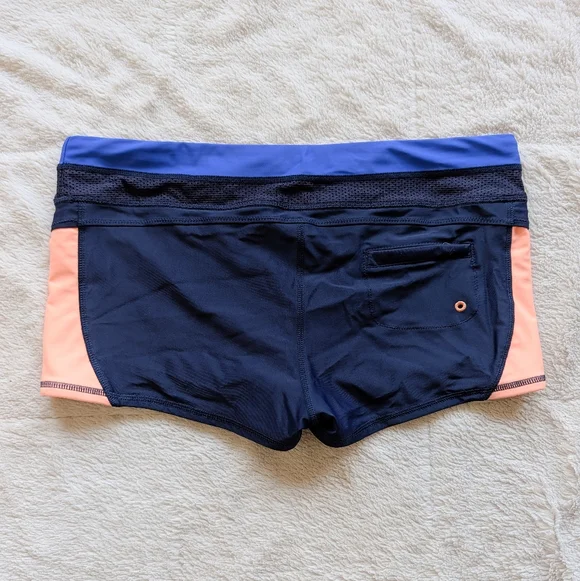 Athleta Colorblock Boyshort Style Swim Bottoms - Picture 2 of 3